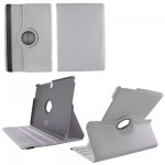 ���� SAMSUNG P900 NOTE 12.2 LEATHER BOOK ROTATING STAND WHITE