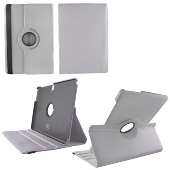 ���� SAMSUNG P900 NOTE 12.2 LEATHER BOOK ROTATING STAND WHITE