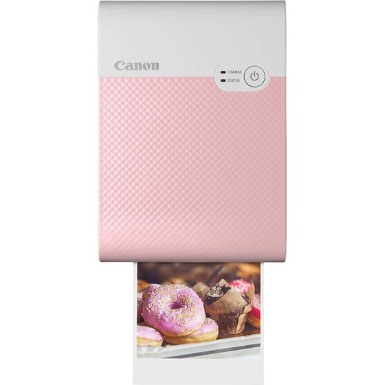 Canon Selphy Square QX10 Photo Printer (Pink) - (4109C009AA)