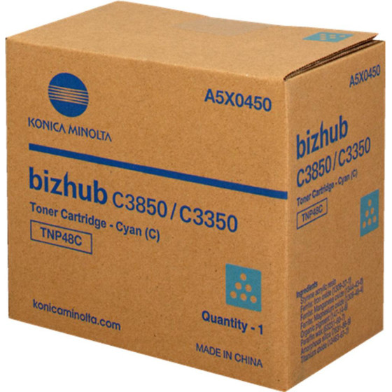 Konica Minolta Bizhub C3350/3850/Fs Toner Cyan - (A5X0450)