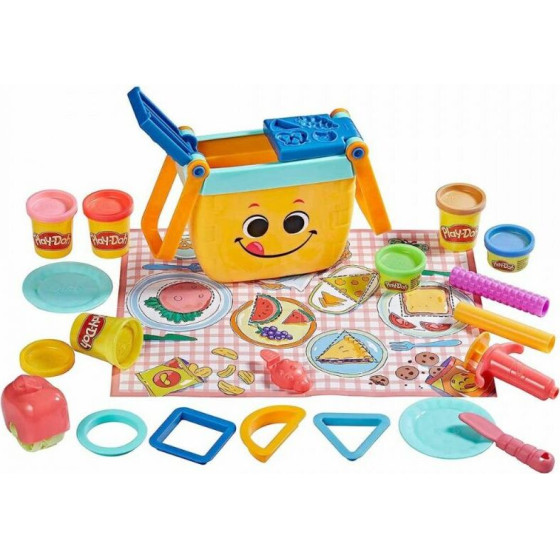 Hasbro Play-Doh ���������� - �������� Picnic Shapes ��� 3+ ����, 6��� - (F6916)