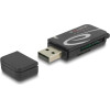 DeLock Card Reader ��� Sd & Micro SD, USB, 480Mbps, ����� - (91602)