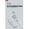 Pd 20W Charger Cable Type-C To Lightning 1m - (XO NB-Q189A)