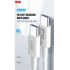 XO NB-Q190B 60W Charger Cable Type-C To Type-C 2m - (XO NB-190B)