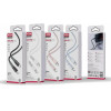 XO NB-Q226A 27W Silicone two-Color Type-C To Lightning Data Cable 1m White - (XO NB-Q226ATW)