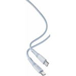 XO NB-Q226B 60W Silicone two-Color Type-C To Type-C Data 1m Cable Blue - (XO NB-Q226BTB)