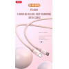 XO NB-Q226B 60W Silicone two-Color Type-C To Type-C Data Cable 1m White - (XO NB-Q226BTW)