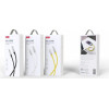 XO NB251 6A Liquid Silicone Rubber Lightning Data Cable L=1m Cable White - (XO NB251LW)