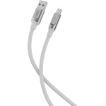 XO NB251 6A Liquid Silicone Rubber Type-C Data Cable L=1m Cable White - (XO NB251TW)
