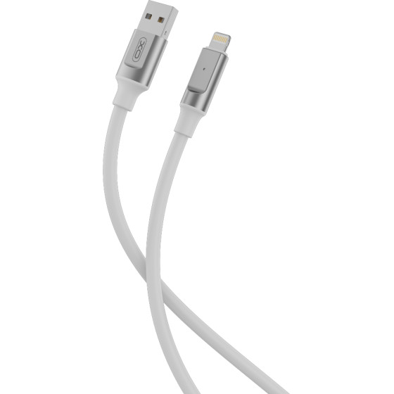 XO NB251 6A Liquid Silicone Rubber Type-C Data Cable L=1m Cable White - (XO NB251TW)