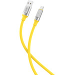 XO NB251 6A Liquid Silicone Rubber Type-c Data Cable L=1m Cable Yellow - (XO NB251TY)