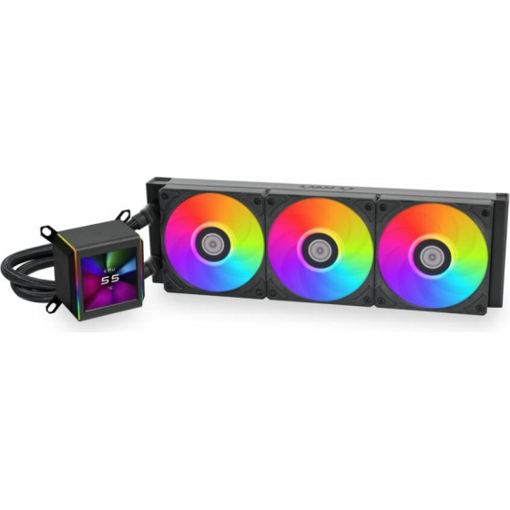 Lian Li Galahad Ii Lcd 360 Black - Aio Gpu Liquid Cooler With Argb Fans - (G89.GA2ALCD36B.00)