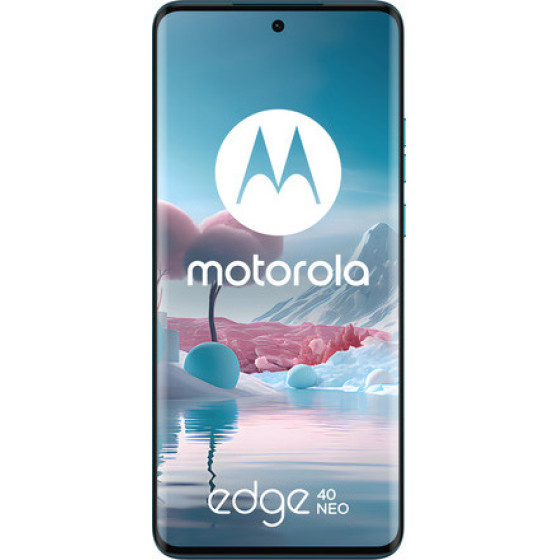 Motorola Smartphone Edge 40 Neo, 6.55''/Mediatek Dimensity 7030/12GB/256GB/5G/Android 13/Caneel Bay - (PAYH0038PL)