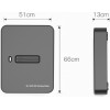 Gembird Desktop Usb TYPE-C M2 Sata & Nvme Ssd Drive Docking Station Black - (DD-U3M2)