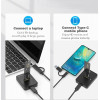 Gembird Desktop Usb TYPE-C M2 Sata & Nvme Ssd Drive Docking Station Black - (DD-U3M2)
