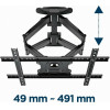 Gembird Full Motion Tv Wall Mount 32'-75' 45KG - (WM-75ST-01)