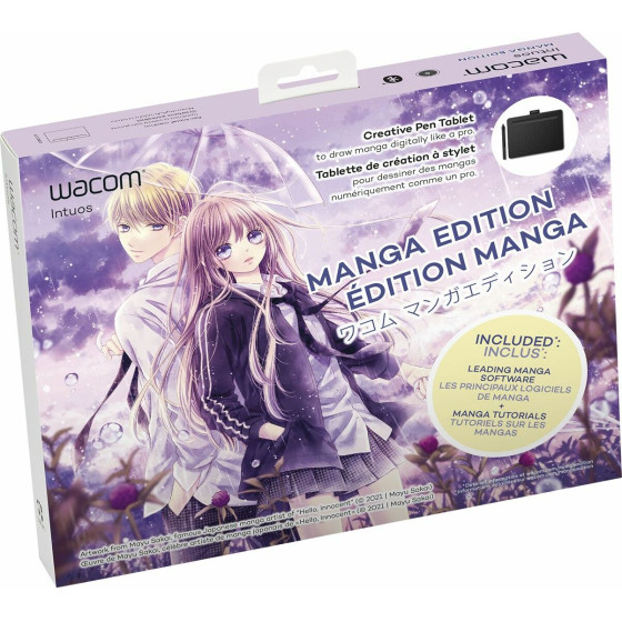 Wacom New Intuos Bluetooth Small Black Manga - (CTL-4100WLK-M)