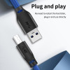 Cabletime ������� Usb �� Usb Type B CT-C160-U3-AMBM, 5Gbps, 1m, ���� - (CT-C160-U3-AMBM-BL1)