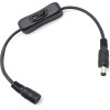 Powertech �������/��������� ����������� 5.5x2.1mm, 30cm, ����� - (CAB-U158)