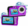 AQUAPIX Waterproof 4K Camera W-3048 Purple Edge - (AQUA10074)