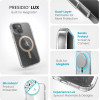 Speck (150555-3216) Iphone 15 Magsafe case, Presidio Lux (Clear/Gold Glitter)