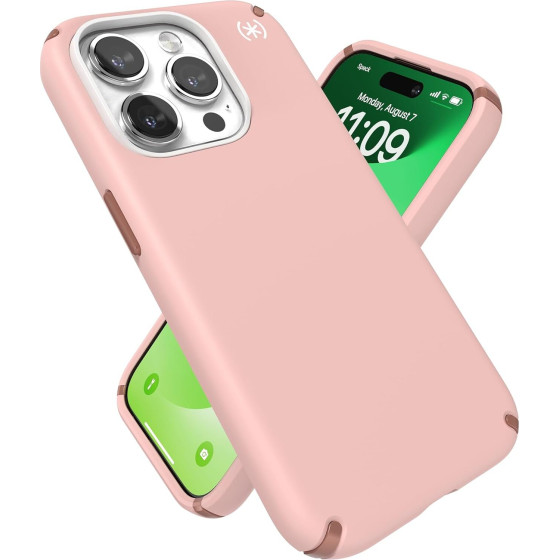 Speck (150564-3213) Iphone 15 Pro Magsafe case, Presidio2 Pro (Dahlia Pink)