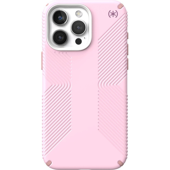 Speck (150575-3207) Iphone 15 Pro Max Magsafe case, Presidio2 Grip (Soft Lilac)
