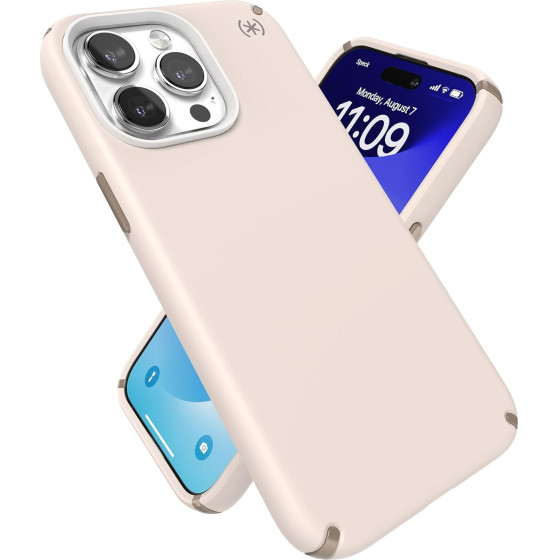 Speck (150576-3214) Iphone 15 Pro Max Magsafe case, Presidio2 Pro (Bleached Bone)