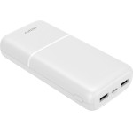 Deltaco Power Bank 20 000 mAh, 2x USB-A, 1x USB-C, Pass-Through Charging ����� - (PB-C1006)