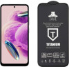 Idol 1991 Tempered Glass Xiaomi Redmi Note 12S 6.43'' 9H 0.25mm Titanium Semi Curved Full Glue BLACK
