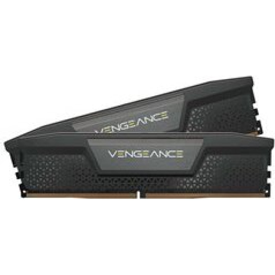Corsair Memory Corsair Ram Dimm XMS5 Kit 2x16GB DDR5, 5600MHz, Latency 40-40-40-77, 1.25V,Vengeance DDR5, Xmp 3.0, BLACK, LTW. - (CMK32GX5M2B5600C40)