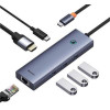 Baseus Ultrajoy 6 In 1 USB-C Docking Station �� Hdmi 4K Pd Ethernet ���� - (B00052807813-00)