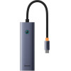 Baseus Ultrajoy Usb 3.0 Hub 4 ����� �� ������� USB-C ���� - (B0005280A813-03)