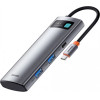 Baseus Ultrajoy Usb 3.0 Hub 4 ����� �� ������� USB-C ���� - (B0005280A813-03)