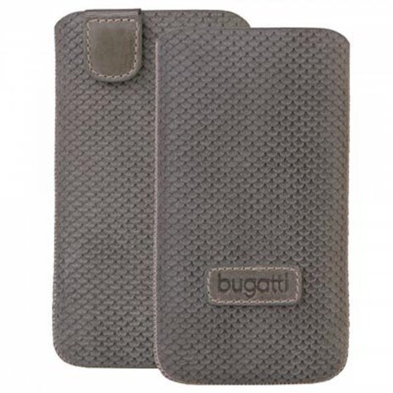 ���� ������ LEATHER PERFECT SCALE GREY BUGATTI M