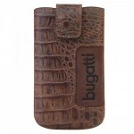 ���� ������ SLIMCASE CROCO BUGATTI LIGHT BROWN S