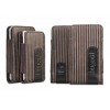 ���� ������ LEATHER TWIN STRIPED BUGATTI BROWN M