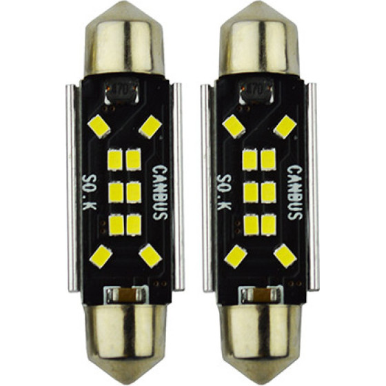 Auto Gs ������ 10 Led Canbus �������� 41mm C5W 600485-100452-100287 2��� - (16947)