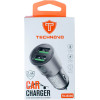 Auto Gs ��������� �������� ����������� Technovo TN-B006 �� 2 ����� Usb 12-24V 2.4A 1 ������� - (99527)