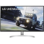 LG Electronics LG Monitor Lcd Tft Va LED, Uhd 4K, 31.5'', 16:9, 350 CD/M2, 5.000.000:1, 4MS, 60HZ, 3840x2160, 2x HDMI/Display PORT/Hp OUT, 2x5WAtt SPEAKERS, WHITE, 3YW & 0 PIXEL. - (32UN500P-W)