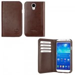 ���� SAMSUNG I9505 S4 LEATHER SMART BOOKCASE BROWN BUGATTI