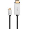 Goobay ������� USB-C �� Hdmi HDR, 8K, 4K/120Hz, 2m, ����� - (60174)