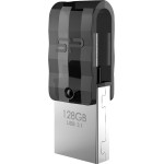 Silicon Power Dual Usb Flash Drive C31, Usb 3.2 & USB-C, 128GB, ����� - (SP128GBUC3C31V1K)