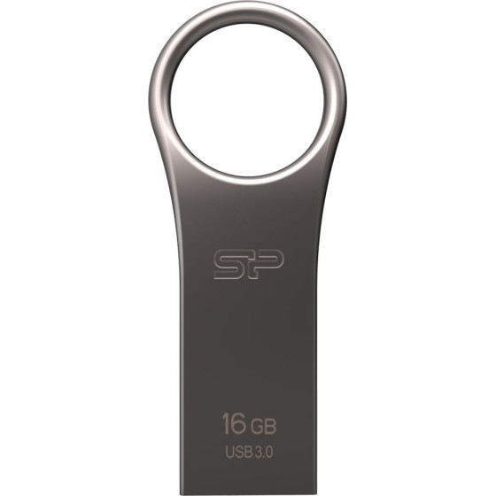 Silicon Power Usb Flash Drive Jewel 80, 16GB, Usb 3.2, Titanium - (SP016GBUF3J80V1T)