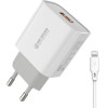 WK Charger 18W QC3.0 + I6 Cable - (WP-U57 Combo)