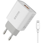 WK Charger 18W QC3.0 + I6 Cable - (WP-U57 Combo)