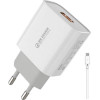 WK Charger 18W QC3.0 + Micro Cable - (WP-U57 Combo)