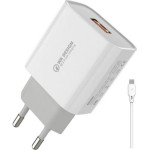 WK Charger 18W QC3.0 + Micro Cable - (WP-U57 Combo)