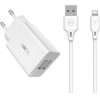 WK Charger WP-U56 Combo+ I6 Cable - (WP-U56 Combo)