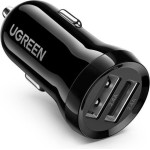 Ugreen Car Charger ED018 24W Dual Usb 2.4A Black 50875 - (ED018/50875)